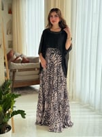 فستان قطن بقصة عصرية