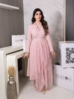 فستان ميدي وردي