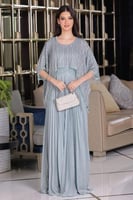 فستان لوريكس بليسية بهدب