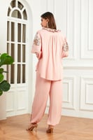 طقم مكسي وردي