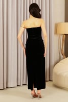 فستان مكسي أسود