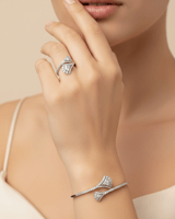 طقم إسوارة وخاتم نسائي أنيق | SEASON