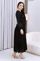 فستان ميدي أسود