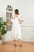 فستان قطن اوف وايت ميدي