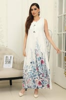 فستان مكسي بطبعه الأزهار