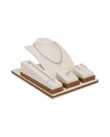 طقم زركون فاخر - 4 قطع متكاملة