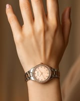 ساعة نسائية سيزون باطار مرصع بالكرستال