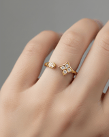 خاتم زركون ناعم