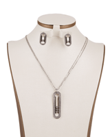 طقم زركون طويل