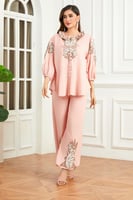 طقم مكسي وردي