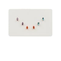 مجموعه حلقات بألوان مختلفة انيقة