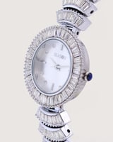 ساعه سيزون زركون فضي