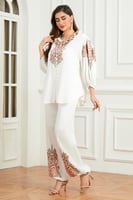 طقم مكسي أبيض