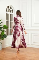 فستان بطبعه عصرية