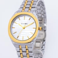 ساعة سيزون نسائية بنمط دائري كلاسيكي