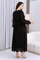 فستان ميدي أسود