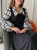 فستان ميدي أسود