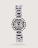 ساعه سيزون زركون فضي