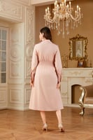 فستان ميدي وردي