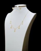 طقم شوكر بطابع الوردة