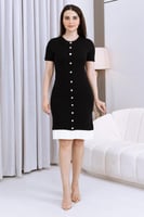 فستان ميدي أسود