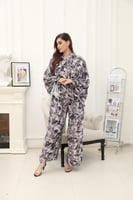 طقم قطن بطبعة