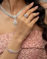 طقم زركون فاخر