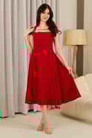 فستان ميدي فوشي