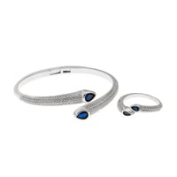 اسواره زركون مع الخاتم انثوية