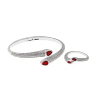 اسواره زركون مع الخاتم انثوية