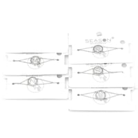 اسوارة أنيقة بحروف