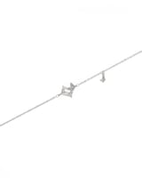 اسواره بحجر زركون وفراشة للأناقة اليومية