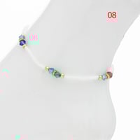 خلخال خرز ملون