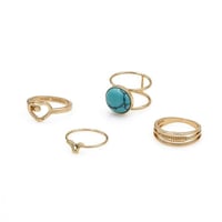 مجموعة خواتم بأشكال أنيقة