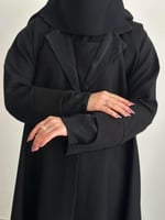 عباية قماش كريب عملي