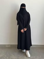 عباية قماش كريب عملي