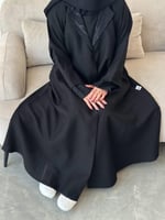 عباية قماش كريب عملي