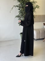 عباية نص كلوش بكم راهي من رهش القماش