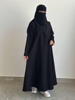 عباية قماش كريب عملي