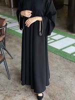 عباية كلوش كويتي باطراف لون