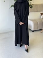 عباية نص كلوش بكم راهي من رهش القماش