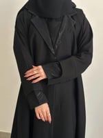 عباية قماش كريب عملي