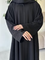 عباية نص كلوش بكم راهي من رهش القماش