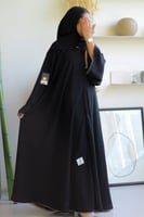 عباية كلوش كويتي باطراف لون