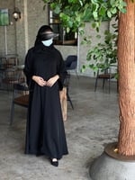 عباية كلوش كويتي ساده