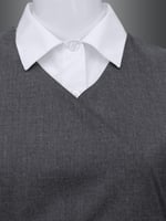 مريول رصاصي (بدون قميص)