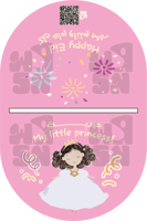 كرت اكياس العيديات - للأطفال "بنات"