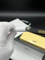 قلم مونت بلانك باترون افرو -ابيض