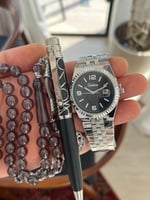 طقم ساعة قلم وسبحة