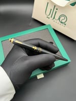 قلم بشعار سيفين ونخلة-فضي